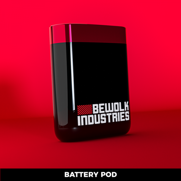 Bewolk Battery Pod - Red